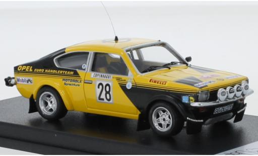 Diecast model cars Opel Kadett C GT/E C No.28 Rally WM Rally Monte Carlo 1976 A.Kull&Atilde;&curren;ng/C.-G.Andersson 1/43 Trofeu
