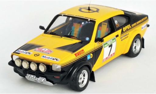 Diecast model cars Opel Kadett C GT/E C No.7 Euro H&Atilde;&curren;ndlerteam Rally Portugal 1976 A.Kull&Atilde;&curren;ng/C.-G.Andersson 1/43 Trofeu