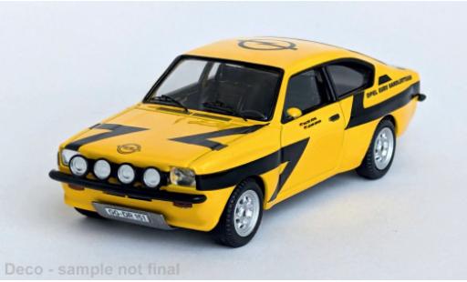 Diecast model cars Opel Kadett GT/E yellow/black Rally of Portugal 1975 1975 1/43 Trofeu
