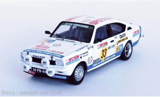 Diecast model cars Opel Kadett GT/E Rally Monte Carlo 1978 #33 1/43 Trofeu