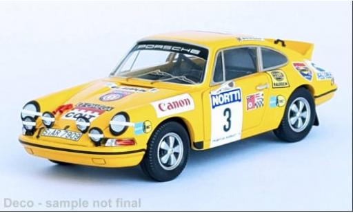 Diecast model cars Porsche 911 RS Carrera No.3 Rally WM 1000 Lakes Rally 1973 1/43 Trofeu