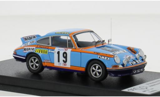 Diecast model cars Porsche 911 RS Carrera Rally Portugal 1973 #19 1/43 Trofeu