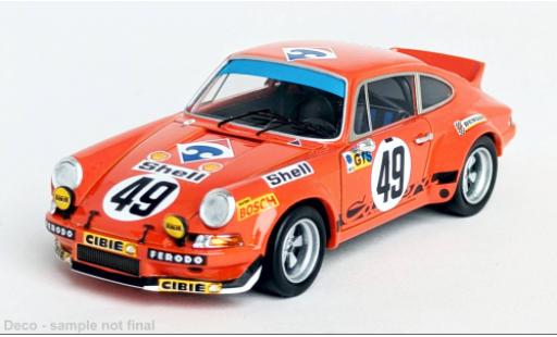 Diecast model cars Porsche 911 RSR Carrera 24h Le Mans 1973 #49 1/43 Trofeu
