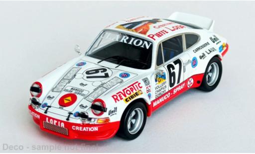Diecast model cars Porsche 911 RSR Carrera 24h Le Mans 1974 #67 1/43 Trofeu