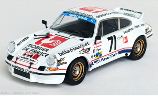 Diecast model cars Porsche 911 RSR Carrera 24h Le Mans 1975 #71 1/43 Trofeu
