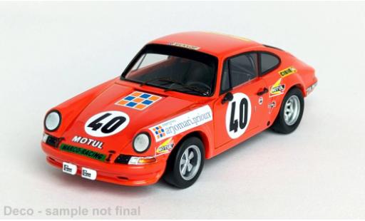Diecast model cars Porsche 911 S S 24h Le Mans 1972 #40 1/43 Trofeu