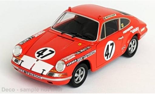 Diecast model cars Porsche 911 S S No.47 24h Le Mans 1971 1/43 Trofeu
