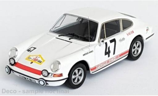 Diecast model cars Porsche 911 S S No.47 Rally Portugal 1968 1/43 Trofeu