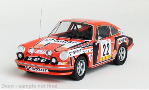 Diecast model cars Porsche 911 S S Rally Tap 1974 #22 1/43 Trofeu