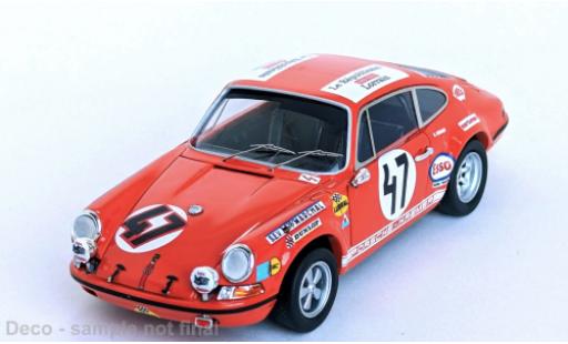 Diecast model cars Porsche 911 S S 24h Le Mans 1970 Ecurie Luxembourg #47 1/43 Trofeu