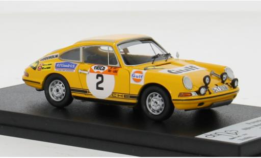 Diecast model cars Porsche 911 S S Rally Sweden 1970 #2 1/43 Trofeu