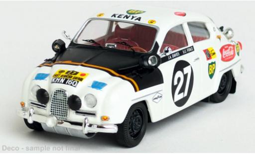 Diecast model cars Saab 96 Safari Rally East African 14 #27 1/43 Trofeu