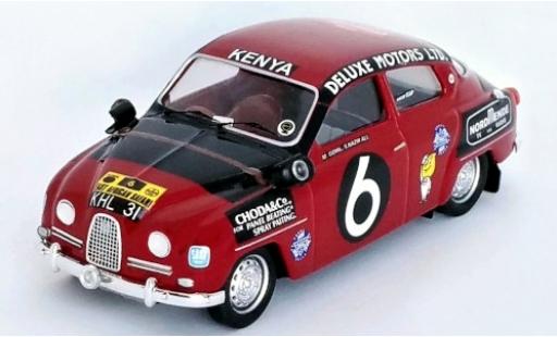 Diecast model cars Saab 96 Safari Rally RHD No.6 East African 13 A.Nazir/M.Bhardwaj 1/43 Trofeu