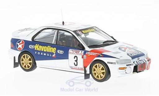 Diecast model cars Subaru Impreza WRC 4x4 Turbo No.3 Rally Thailand 1997 R.Madeira/N.R.Silva 1/43 Trofeu