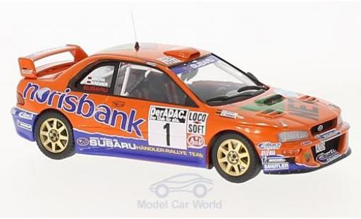 Diecast model cars Subaru Impreza WRC S4 WRC98 No.1 Norisbank Rally DM Rally Germany 2000 A.Kremer/K.Wicha 1/43 Trofeu