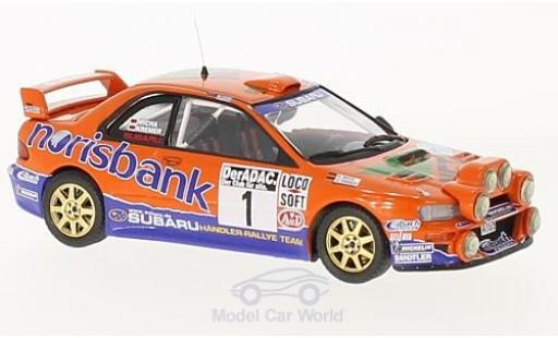 Diecast model cars Subaru Impreza WRC S4 WRC98 No.1 Norisbank Rally DM Rally Germany 2000 with Zusatzscheinwerfer A.Kremer/K.Wicha 1/43 Trofeu