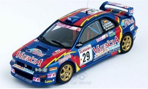 Diecast model cars Subaru Impreza WRC No.29 Valencia Rally WM Rally San Remo 1999 L.Climent/A.Romani 1/43 Trofeu