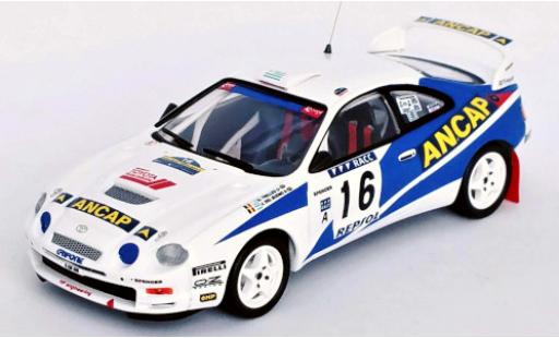 Diecast model cars Toyota Celica GT Four No.16 Ancap Rally WM Rally Catalunya 1995 G.Trelles/J.Del Buono 1/43 Trofeu