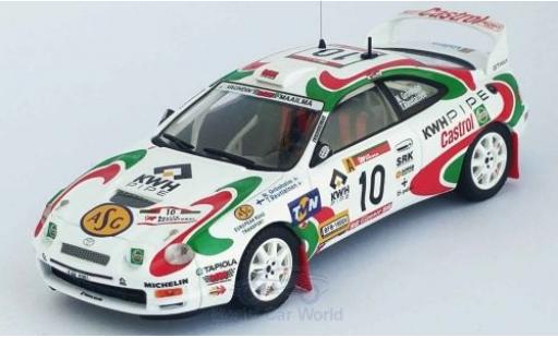 Diecast model cars Toyota Celica ST205 GT Four No.10 Rally WM Rally Portugal 1997 M.Gr&Atilde;&para;nholm/T.Rautiainen 1/43 Trofeu