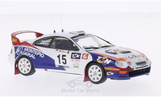 Diecast model cars Toyota Celica ST205 No.15 Rally Portugal 1998 R.Madeira/N.R.Silva 1/43 Trofeu