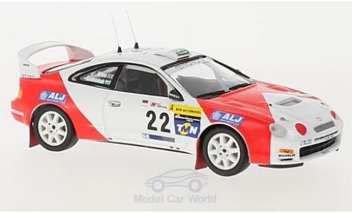 Diecast model cars Toyota Celica ST205 No.22 Marlboro Rally WM Rally Portugal 1998 with Decals A.Bakhashab/B.Willis 1/43 Trofeu