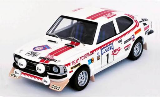 Diecast model cars Toyota Corolla Levin No.1 Rally WM 1000 Lakes Rally 1975 H.Mikkola/A.Aho 1/43 Trofeu