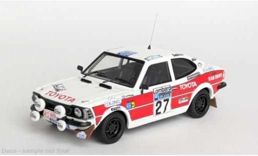 Diecast model cars Toyota Corolla Levin RAC Rally 1977 #27 1/43 Trofeu