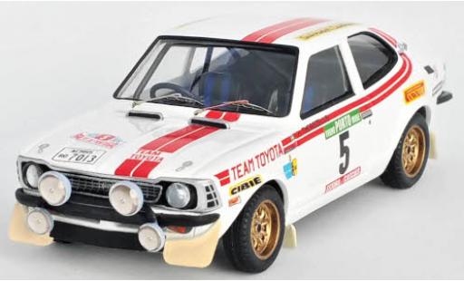 Diecast model cars Toyota Corolla Levin RHD No.5 Team Rally WM Rally Portugal 1975 B.Waldegard/H.Thorszelius 1/43 Trofeu