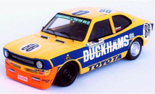 Diecast model cars Toyota Corolla Base No.86 Duckhams 24h Spa Francorchamps 1977 B.Vanderrest/O.Karland/P.M.Goffin 1/43 Trofeu