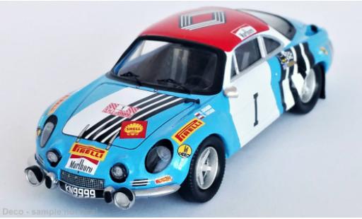 Diecast model cars Alpine A110 rallye Renault No.1 Rally EM Rally Polen 1974 1/43 Trofeu