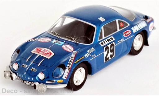 Diecast model cars Alpine A110 rallye Renault No.29 Rally Monte Carlo 1972 1/43 Trofeu