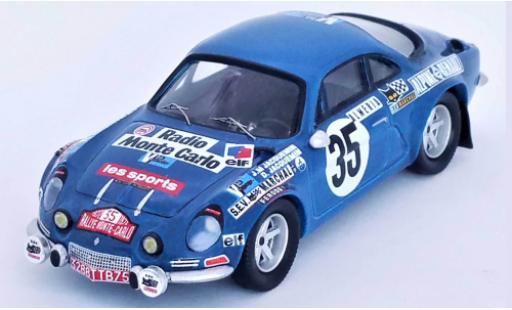 Diecast model cars Alpine A110 rallye Renault No.35 Rally WM Rally Monte Carlo 1972 1/43 Trofeu