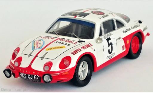 Diecast model cars Alpine A110 rallye Renault No.5 Rally Ypres 1973 1/43 Trofeu