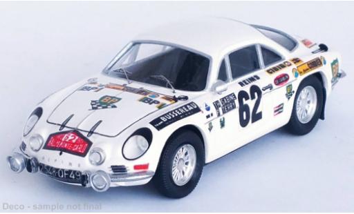 Diecast model cars Alpine A110 rallye Renault No.62 Rally WM Rally Monte Carlo 1973 1/43 Trofeu