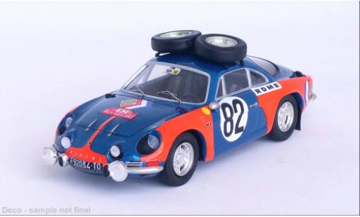 Diecast model cars Alpine A110 rallye Renault No.82 Rally WM Rally Monte Carlo 1973 1/43 Trofeu
