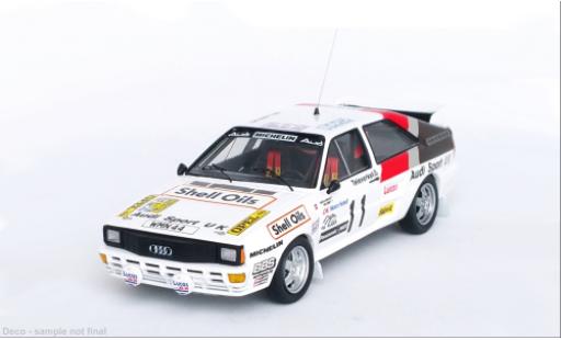Diecast model cars Audi Quattro rallye No.11 Rally WM Rally Su&Atilde;&uml;de 1985 1/43 Trofeu