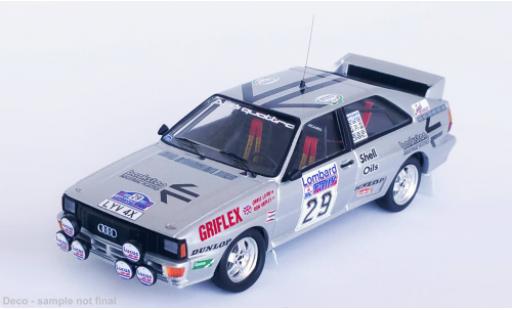 Diecast model cars Audi Quattro rallye No.29 Rally WM RAC Rally 1984 1/43 Trofeu