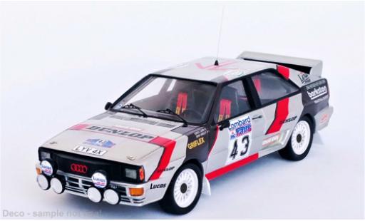 Diecast model cars Audi Quattro rallye No.43 Rally WM RAC Rally 1985 1/43 Trofeu