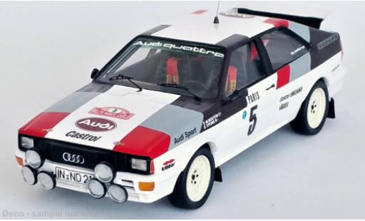 Diecast model cars Audi Quattro rallye No.5 Rally WM Rally Monte Carlo 1982 1/43 Trofeu