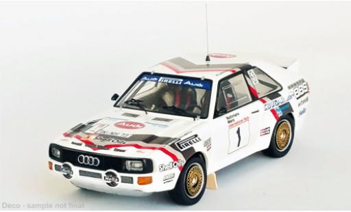 Diecast model cars Audi Sport Quattro rallye No.1 Rally Manx 1984 1/43 Trofeu