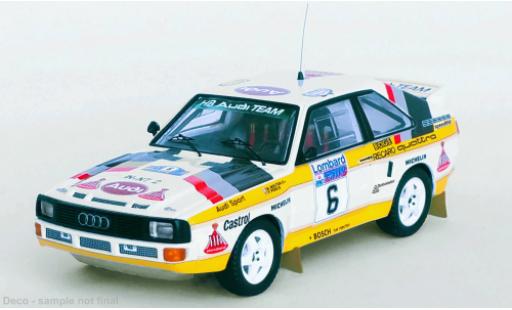 Diecast model cars Audi Sport Quattro rallye No.6 HB Team HB Rally WM RAC Rally 1984 1/43 Trofeu