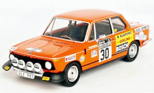 Diecast model cars Bmw 2002 rallye No.30 Rally WM RAC Rally 1973 1/43 Trofeu