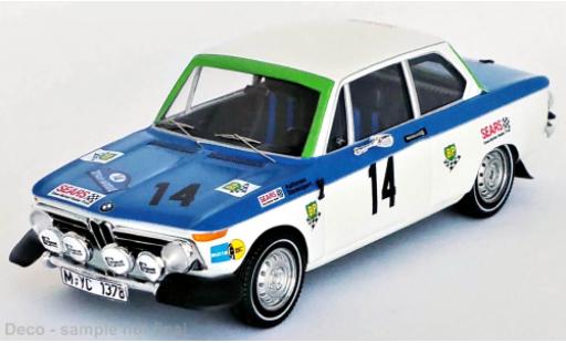 Diecast model cars Bmw 2002 ti No.14 Rally Acropolis 1972 1/43 Trofeu