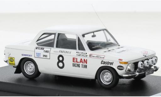 Diecast model cars Bmw 2002 ti No.8 Rally Monte Carlo 1971 1/43 Trofeu