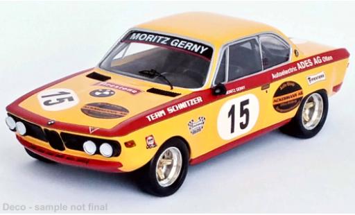 Diecast model cars Bmw 2800 CS (E9) No.15 4h Monza 1973 1/43 Trofeu