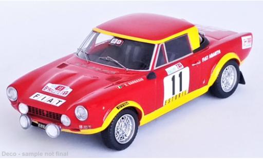 Diecast model cars Fiat 124 Abarth Rally No.11 Rally WM Rally Portugal 1974 1/43 Trofeu