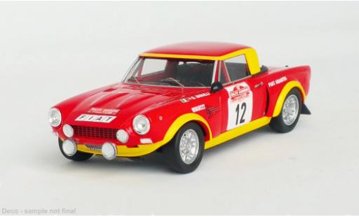Diecast model cars Fiat 124 Abarth Rally No.12 Rally WM Rally San Remo 1974 1/43 Trofeu