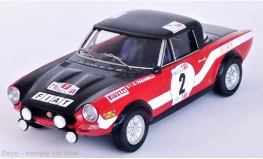 Diecast model cars Fiat 124 Abarth Rally No.2 Rally WM Rally Portugal 1973 1/43 Trofeu