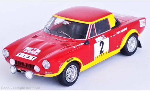 Diecast model cars Fiat 124 Abarth Rally No.2 Rally WM Rally Portugal 1974 1/43 Trofeu
