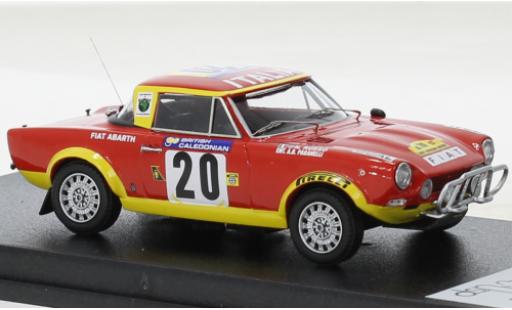 Diecast model cars Fiat 124 Abarth Rally No.20 Rally WM Safari Rally 1974 1/43 Trofeu